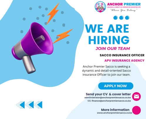 Sacco Insurance Hiring Facebook Post